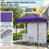 6x4 Instant Pop Up Canopy Tent with 1 Sidewall - Eagle Peak®