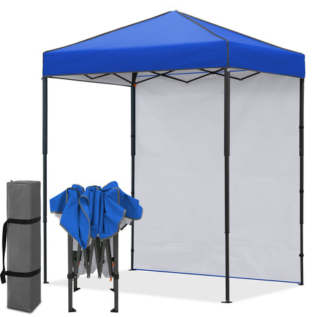 6x4 Instant Pop Up Canopy Tent with 1 Sidewall - Eagle Peak®