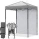 6x4 Instant Pop Up Canopy Tent with 1 Sidewall - Eagle Peak®