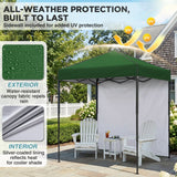 6x4 Instant Pop Up Canopy Tent with 1 Sidewall - Eagle Peak®