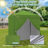 6x4 Instant Pop Up Canopy Tent with 4 Side Wall Panels - Eagle Peak Custom Canopy Tent