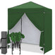 6x4 Instant Pop Up Canopy Tent with 4 Side Wall Panels - Eagle Peak®