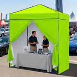 6x4 Instant Pop Up Canopy Tent with 4 Side Wall Panels - Eagle Peak®