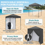 6x4 Instant Pop Up Canopy Tent with 4 Side Wall Panels - Eagle Peak®