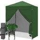 6x4 Instant Pop Up Canopy Tent with 4 Side Wall Panels - Eagle Peak