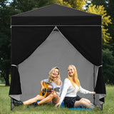 6x4 Instant Pop Up Canopy Tent with 4 Side Wall Panels - Eagle Peak Custom Canopy Tent
