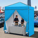 6x4 Instant Pop Up Canopy Tent with 4 Side Wall Panels - Eagle Peak®
