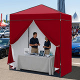 6x4 Instant Pop Up Canopy Tent with 4 Side Wall Panels - Eagle Peak®
