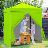 6x4 Instant Pop Up Canopy Tent with 4 Side Wall Panels - Eagle Peak Custom Canopy Tent