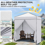 6x4 Instant Pop Up Canopy Tent with 4 Side Wall Panels - Eagle Peak®