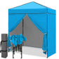 6x4 Instant Pop Up Canopy Tent with 4 Side Wall Panels - Eagle Peak