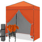 6x4 Instant Pop Up Canopy Tent with 4 Side Wall Panels - Eagle Peak