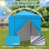 6x4 Instant Pop Up Canopy Tent with 4 Side Wall Panels - Eagle Peak Custom Canopy Tent