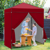 6x4 Instant Pop Up Canopy Tent with 4 Side Wall Panels - Eagle Peak Custom Canopy Tent