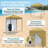 6x4 Instant Pop Up Canopy Tent with 4 Side Wall Panels - Eagle Peak®