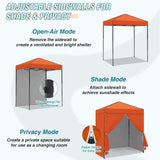 6x4 Instant Pop Up Canopy Tent with 4 Side Wall Panels - Eagle Peak Custom Canopy Tent