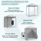 6x4 Instant Pop Up Canopy Tent with 4 Side Wall Panels - Eagle Peak Custom Canopy Tent