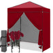 6x4 Instant Pop Up Canopy Tent with 4 Side Wall Panels - Eagle Peak