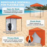 6x4 Instant Pop Up Canopy Tent with 4 Side Wall Panels - Eagle Peak®
