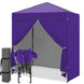 6x4 Instant Pop Up Canopy Tent with 4 Side Wall Panels - Eagle Peak