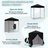 6x4 Instant Pop Up Canopy Tent with 4 Side Wall Panels - Eagle Peak Custom Canopy Tent