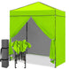 6x4 Instant Pop Up Canopy Tent with 4 Side Wall Panels - Eagle Peak