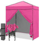 6x4 Instant Pop Up Canopy Tent with 4 Side Wall Panels - Eagle Peak