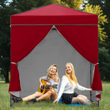 6x4 Instant Pop Up Canopy Tent with 4 Side Wall Panels - Eagle Peak Custom Canopy Tent