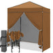 6x4 Instant Pop Up Canopy Tent with 4 Side Wall Panels - Eagle Peak
