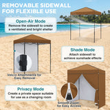 6x4 Instant Pop Up Canopy Tent with 4 Sidewalls - Eagle Peak®
