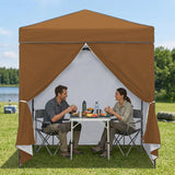 6x4 Instant Pop Up Canopy Tent with 4 Sidewalls - Eagle Peak®