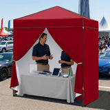 6x4 Instant Pop Up Canopy Tent with 4 Sidewalls - Eagle Peak®