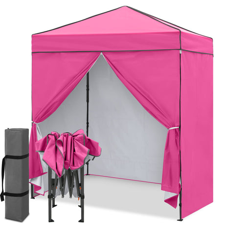 6x4 Instant Pop Up Canopy Tent with 4 Sidewalls - Eagle Peak®