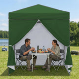 6x4 Instant Pop Up Canopy Tent with 4 Sidewalls - Eagle Peak®