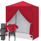 6x4 Instant Pop Up Canopy Tent with 4 Sidewalls - Eagle Peak®
