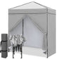 6x4 Instant Pop Up Canopy Tent with 4 Sidewalls - Eagle Peak®