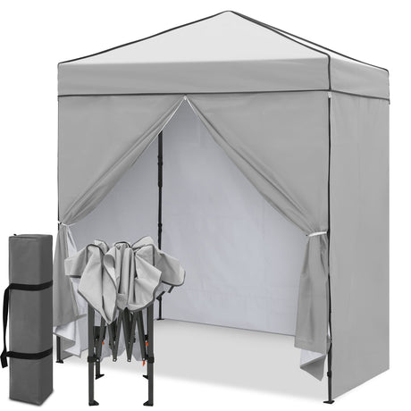 6x4 Instant Pop Up Canopy Tent with 4 Sidewalls - Eagle Peak®