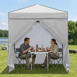 6x4 Instant Pop Up Canopy Tent with 4 Sidewalls - Eagle Peak®