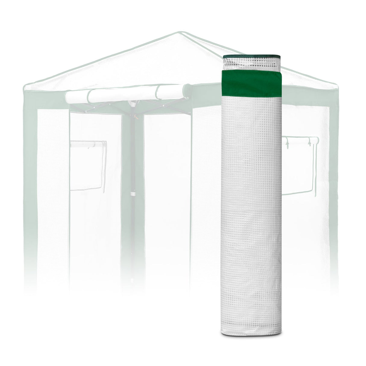 6X4 Replacement Top cover of Walk in Greenhouse with Polyester Reinforced Corners - Eagle Peak Custom Canopy Tent