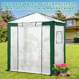 6X4 Replacement Top cover of Walk in Greenhouse with Polyester Reinforced Corners - Eagle Peak Custom Canopy Tent