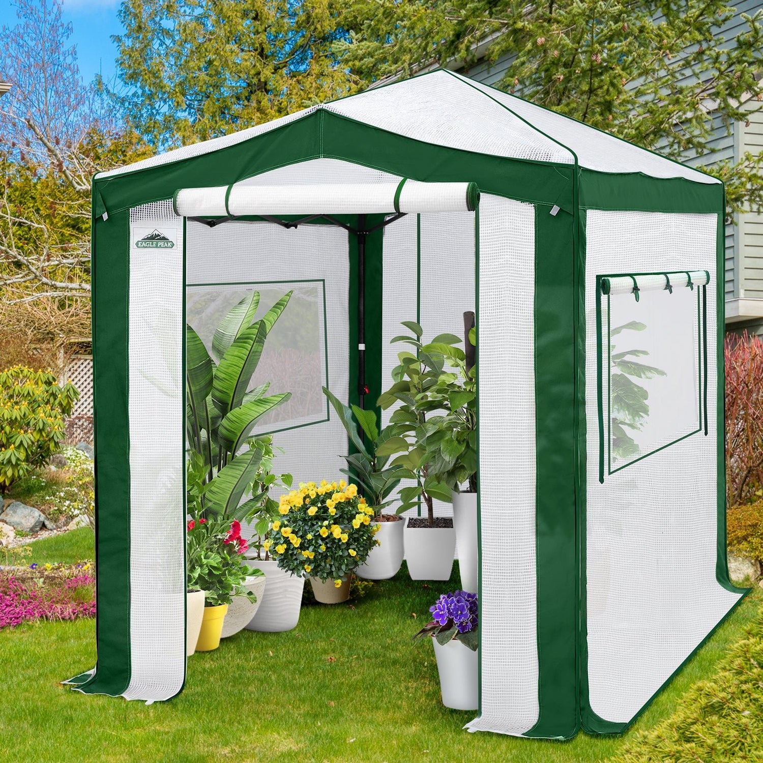 Eagle Peak Portable Walk-In Greenhouse