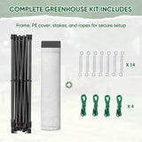 6x4/8x6/10x10 Walk In Pop Up Greenhouse - Eagle Peak®