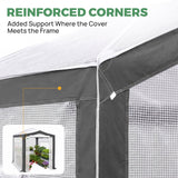 6x4/8x6/10x10 Walk In Pop Up Greenhouse - Eagle Peak®