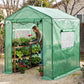 6x6/ 6x8/ 8x8/ 10x10 Pop Up Walk In Greenhouse, Easy Setup, Gable Roof - Eagle Peak®