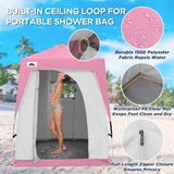 6x6 Pop Up Privacy Tent with Ground Mat - Eagle Peak Custom Canopy Tent