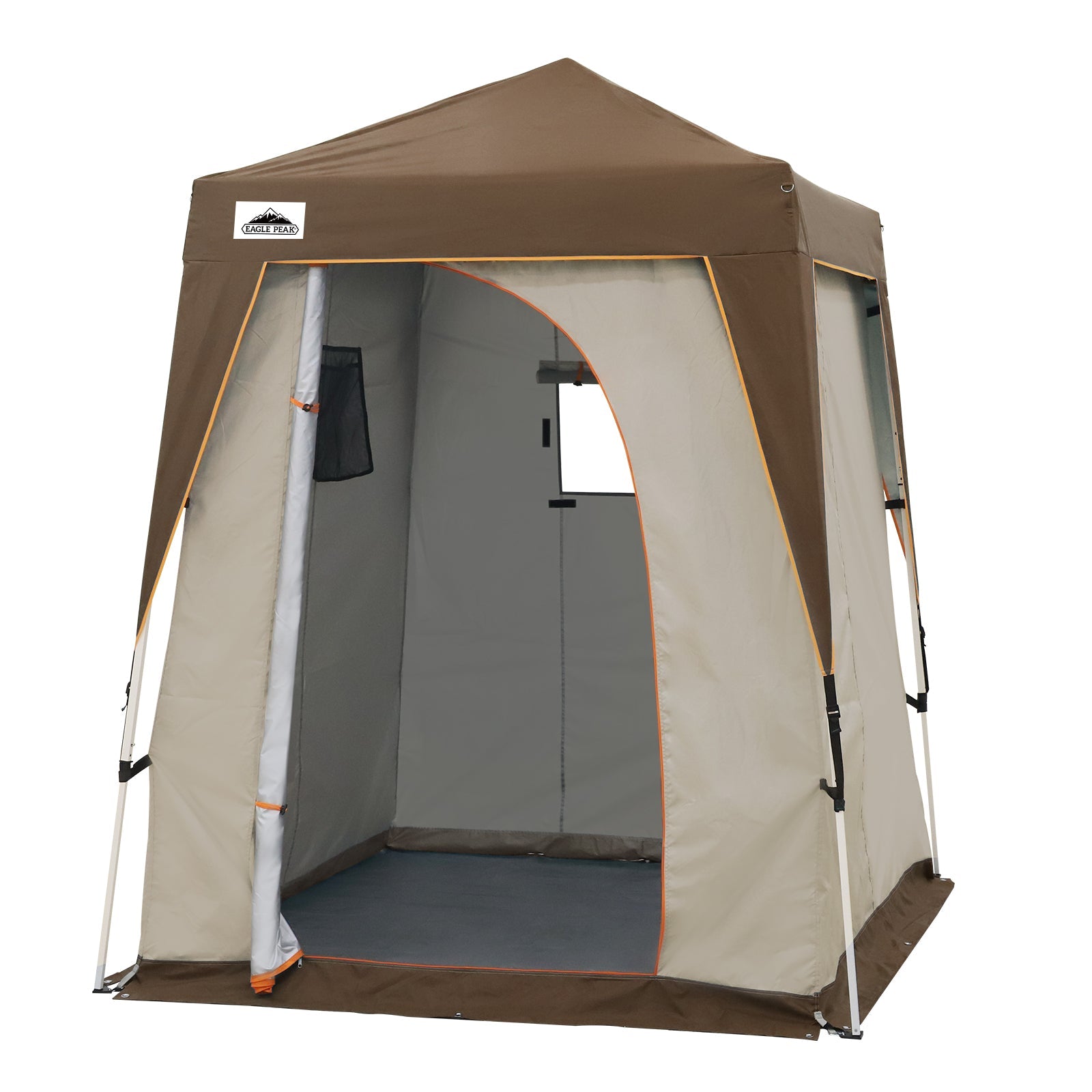 6x6 Pop Up Privacy Tent with Ground Mat – Eagle Peak