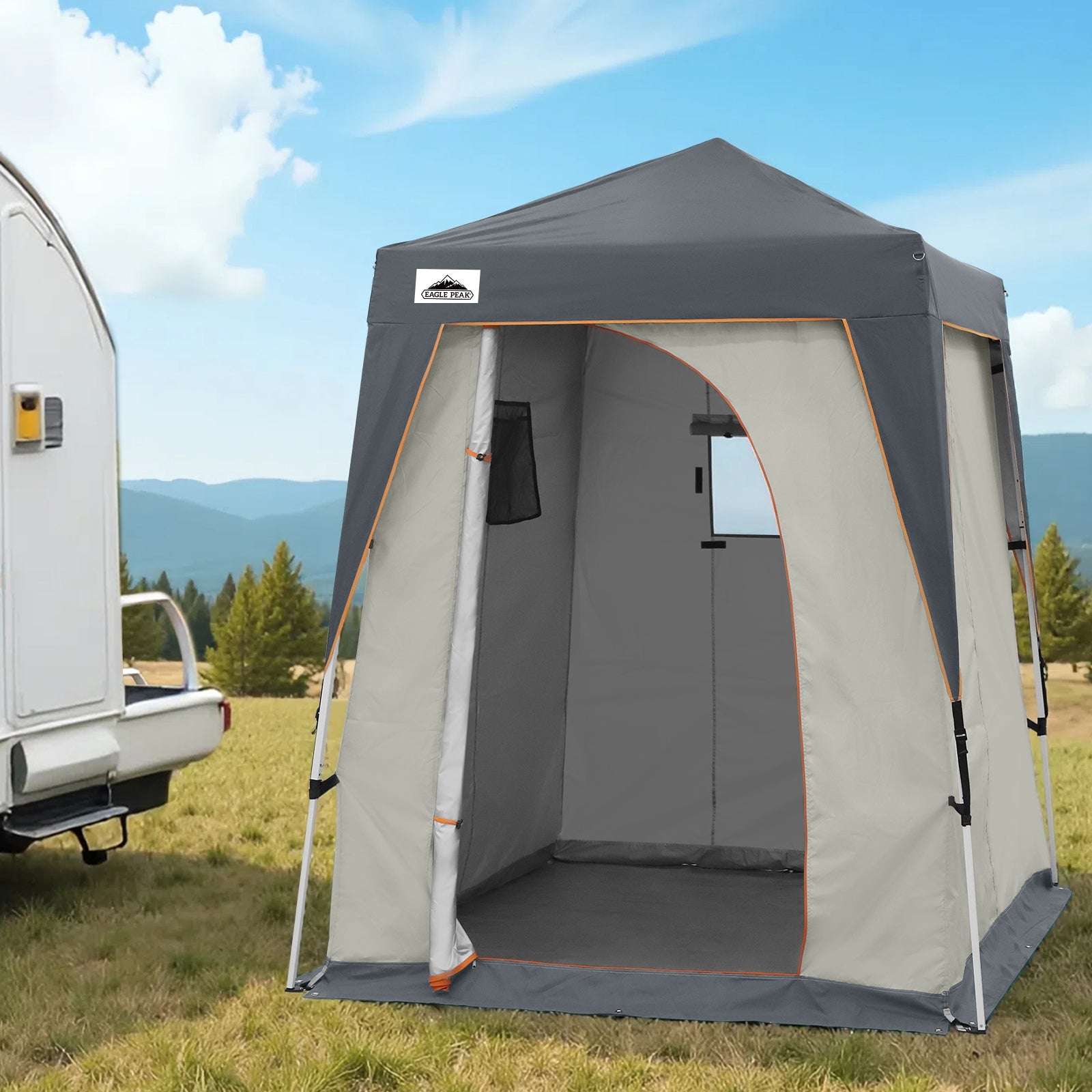 NEIGHBORHOOD CAVE E-POP UP TENT テント Sudzendf 7.8 ft. x 7.8 ft. 4-People Polyester Pop Up Tent, Instant