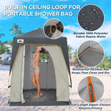 6x6 Pop Up Privacy Tent with Ground Mat - Eagle Peak Custom Canopy Tent