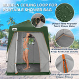 6x6 Pop Up Privacy Tent with Ground Mat - Eagle Peak Custom Canopy Tent