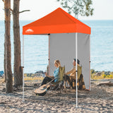 EAGLE PEAK Straight Leg Outdoor Portable Canopy Tent with Removable Sunwalls 5x5 ft, Carry Bag Included